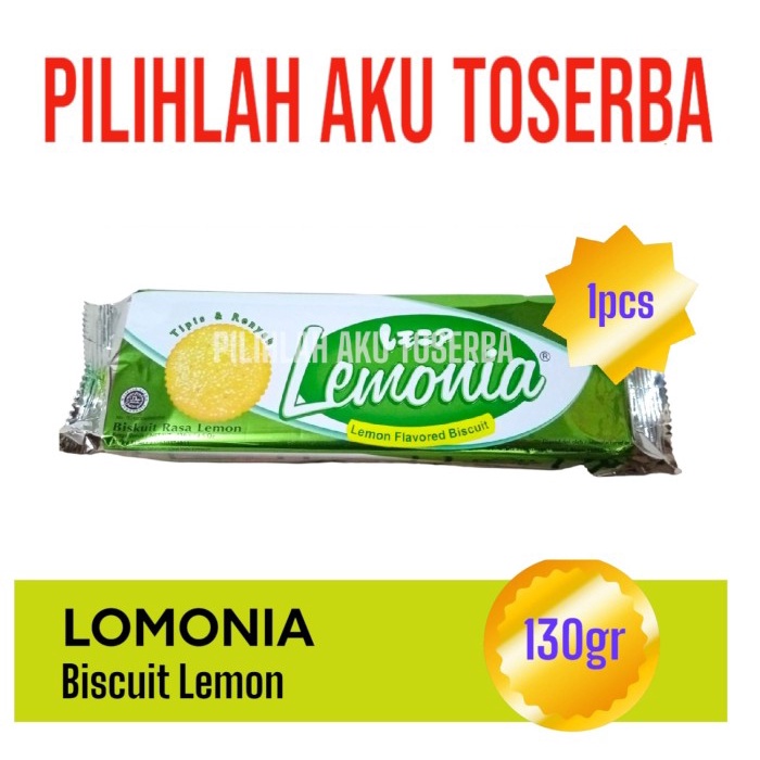 Biskuit Nissin LEMONIA LEMON COOKIES 130 gr - ( HARGA 1 pcs )