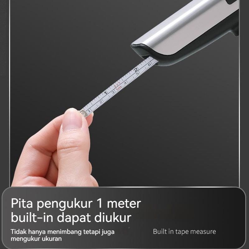 Timbangan Koper Tas Bagasi Gantung Travel 50kg /Penimbangan bagasi Timbangan portabel elektronik baru dengan meteran gelembung perata