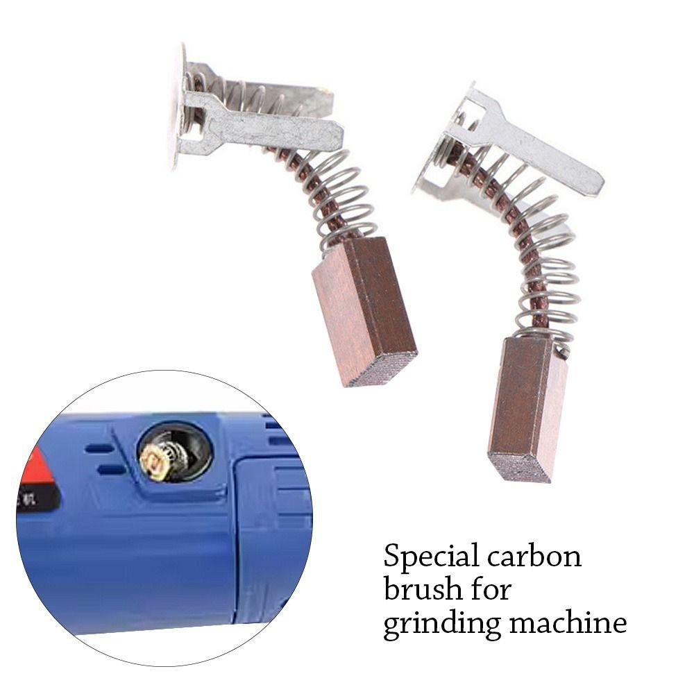 Populer 2/4pcs Bor Mini Baru 4.6*8*11.6mm Hand Tools Universal Carbon Brushes