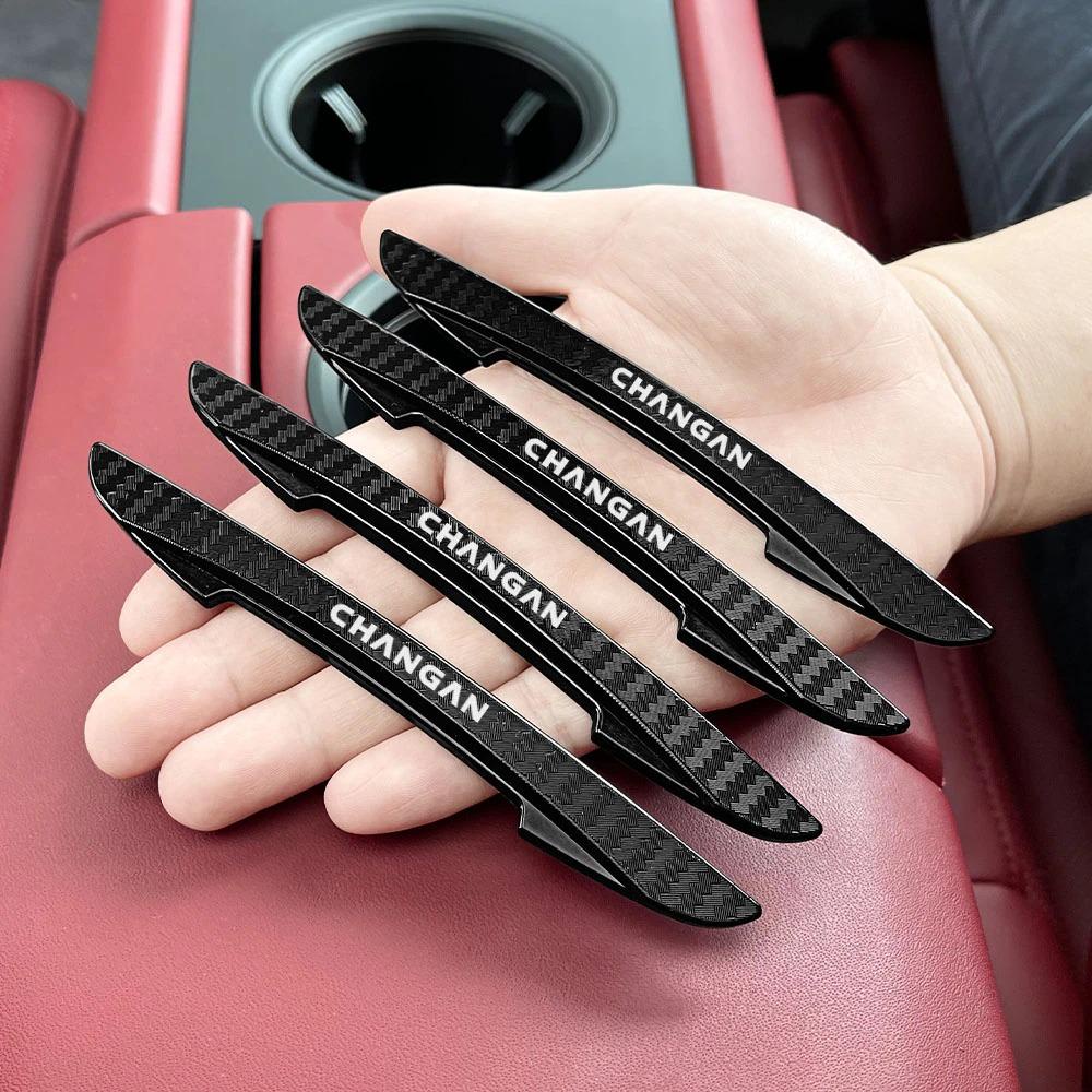 Populer 4Pcs /Set Strip Anti-Tabrakan Baru Aksesoris Mobil Strip Perekat Tepi PVC Untuk Untuk Changan