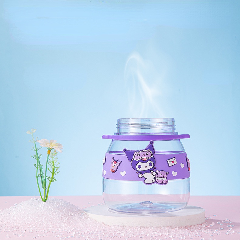 750 ml Kapasitas Tinggi Lucu Kartun Big Belly Cup Hello Kitty My Melody Cinnamoroll Kuromi Jerami Cangkir Air Ketel Anak