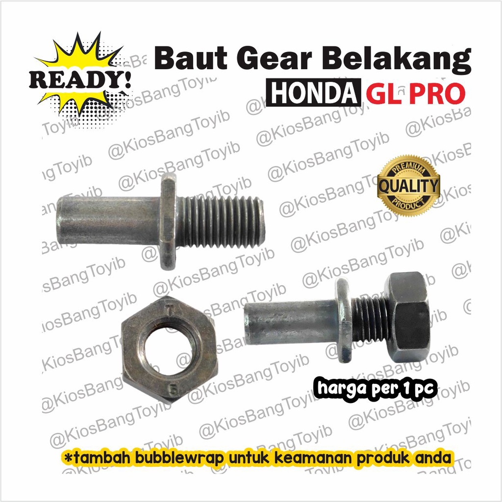 Baut Baud Gear Gir Belakang GL Pro-CDI MegaPro-New Neotech Max (1pc)