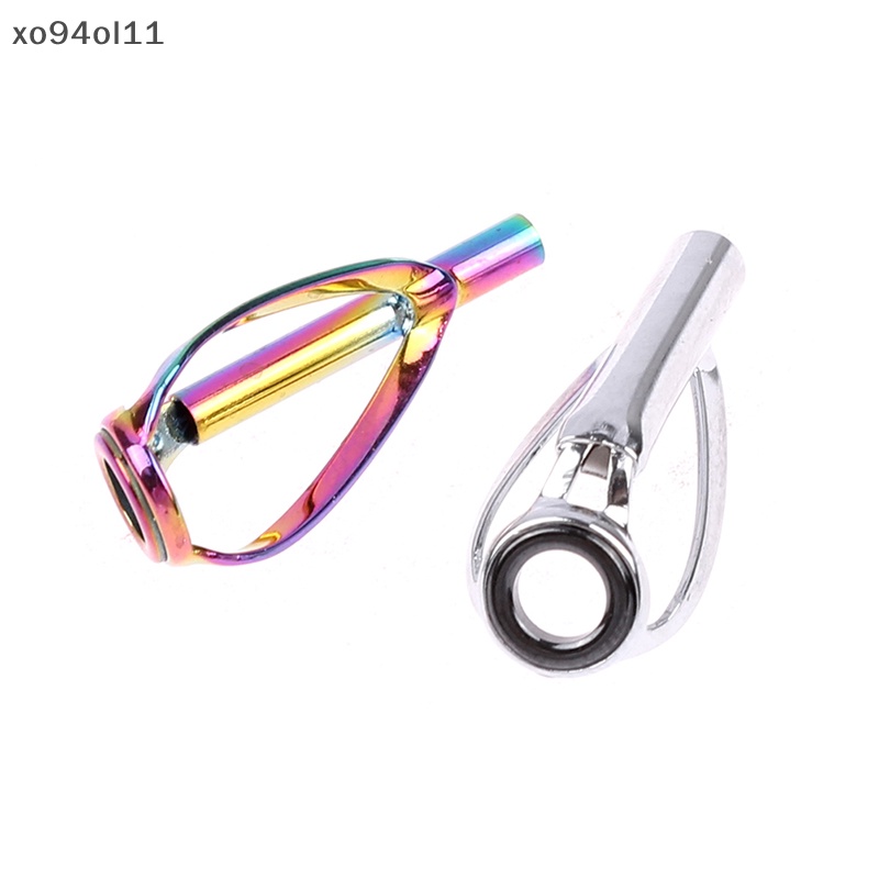 Xo 1pc Sliver/Rain Top Tip Guide Ring Bebas Kusut Untuk Berputar Pancing OL