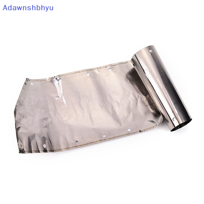 Adhyu 1pcs 0.03mm Kompor Camping Outdoor Pelindung Angin 58cm Panjang 15cm Tinggi ID