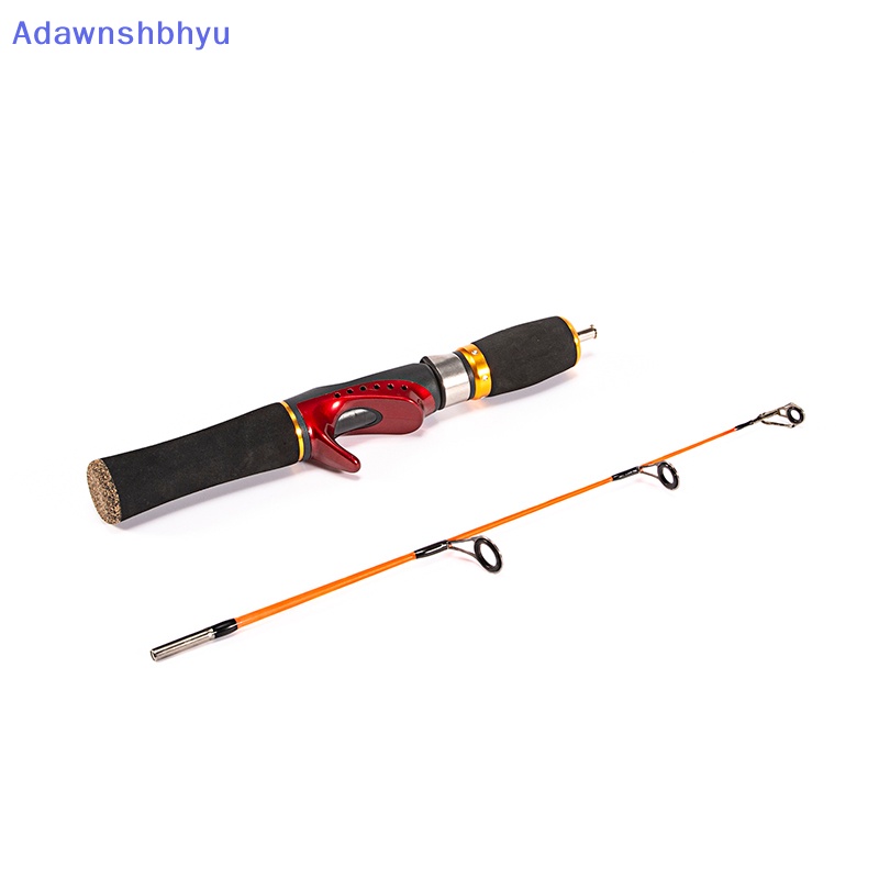 Adhyu Ice Fishing Rod Double Tips Pancing Musim Dingin set Spinning Pole Fishing Tackle ID