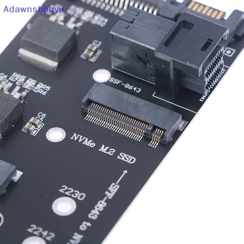 Adhyu 22Pin SATA M.2 SSD Adapter SFF-8643 Ke NVMe M.2 NGFF SSD Untuk Mainboard ID