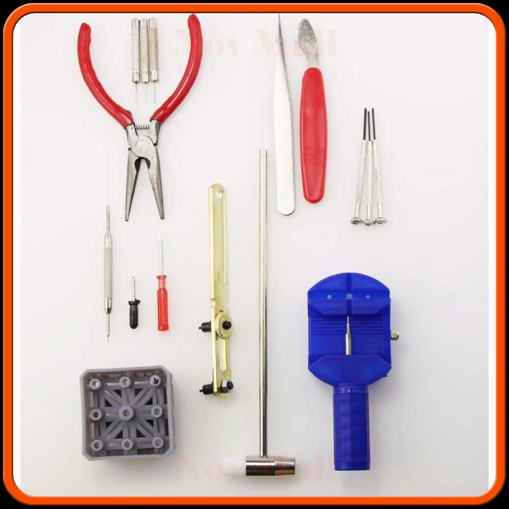 Alat Reparasi Servis Jam Tangan Set 16PCS - WW082