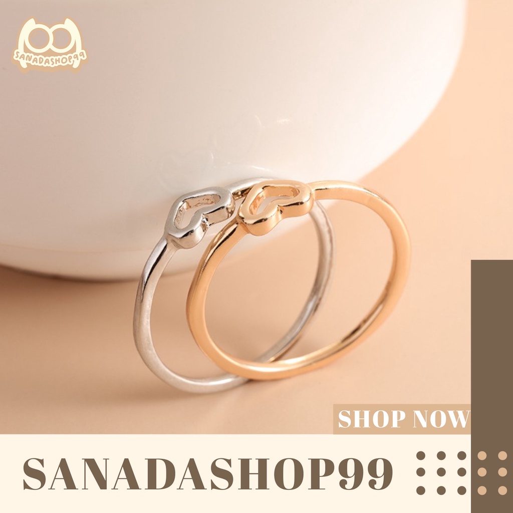 (ACC101) Cincin Wanita Motif Love Cincin Fashion Kasual Wanita