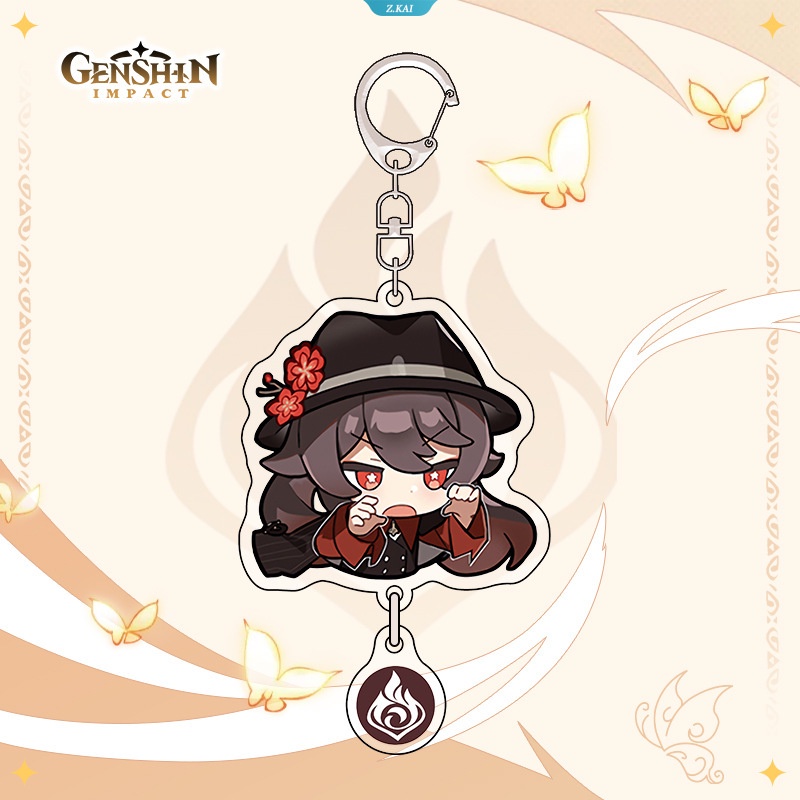 Game Genshin Impact Kamisato Ayato Itto Gorou Xiao Hu Tao Plat Akrilik Dekorasi Desktop Stand-up Sign Gantungan Kunci Anime Badge Cosplay Hadiah [ZK]