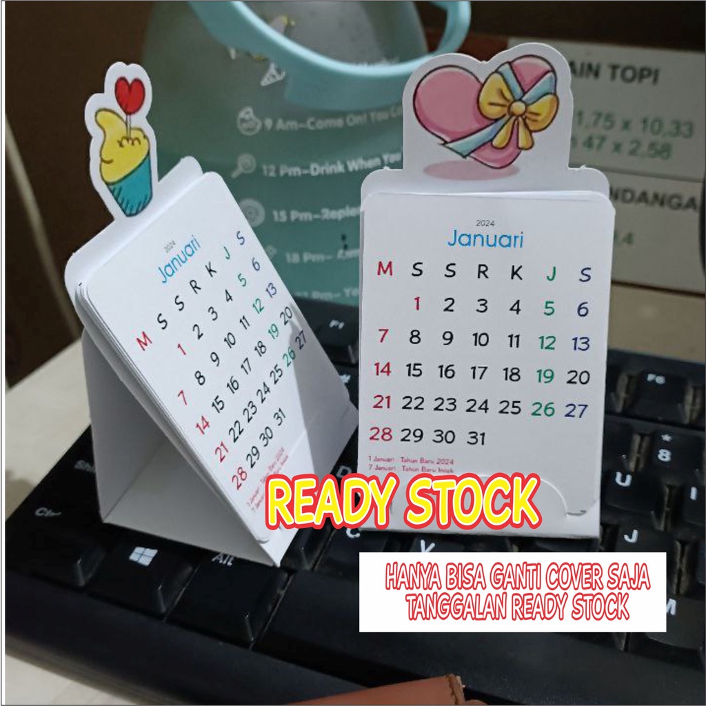 

Kalender Meja Mini Souvenir Pernikahan (Min order 50pcs) FREE PLASTIK Bisa Custom Kalender Duduk Calendar Kalendar suvenir unik ISK