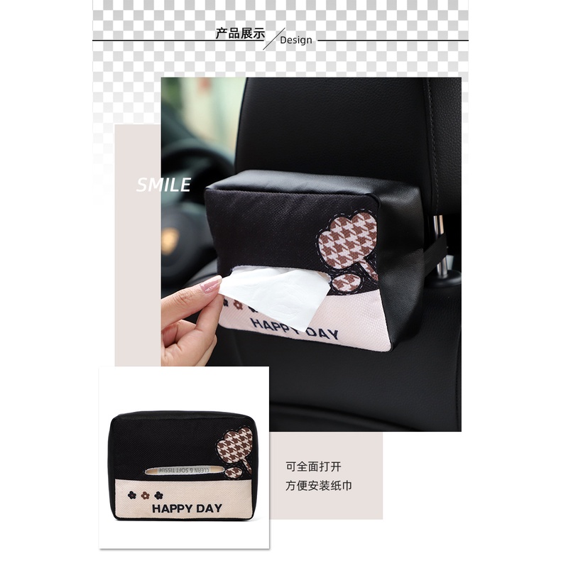 Kotak Tisu Gantung Mobil, car creative cute armrest box, Laci Kertas