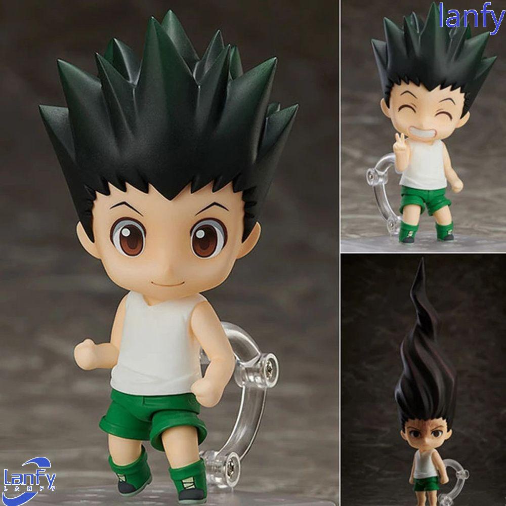 Lanfy HUNTER x HUNTER Mainan Model Natal Kurapika 1185koleksi Kulolo lushilufelu PVC Gon Freecss1183