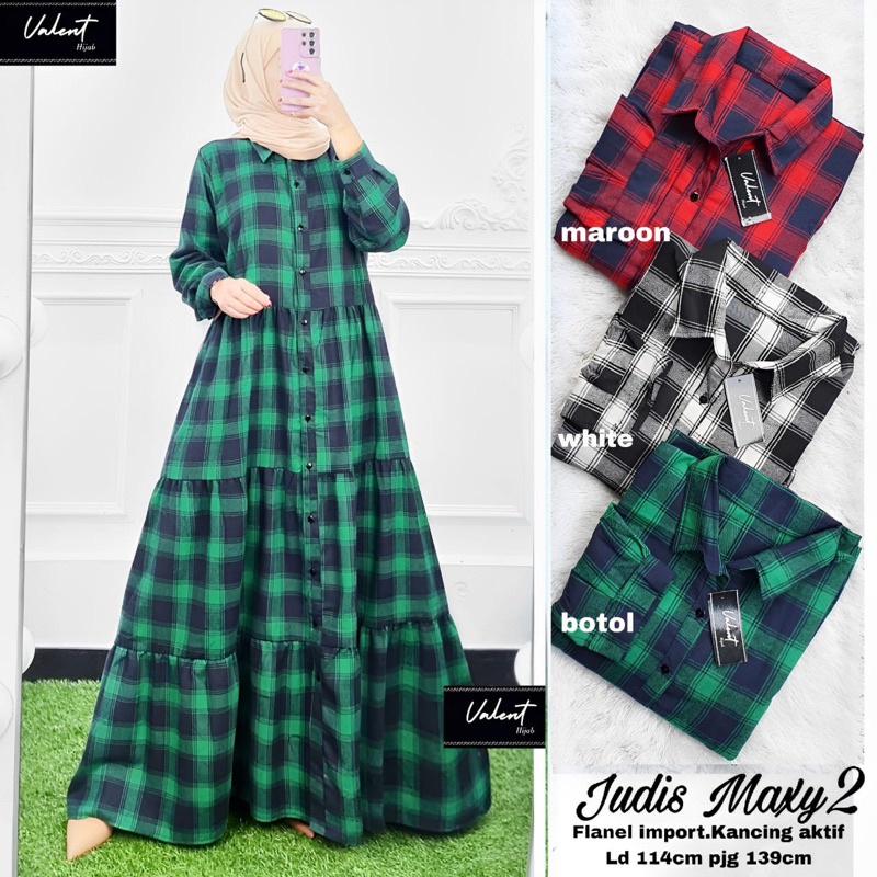 ENVIKA JUMBO • JUDIS MAXY ORI VALENT | (Ld Jumbo) Flanel Premium