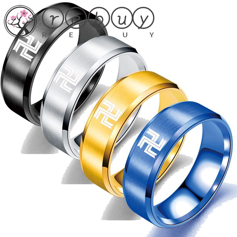 Rebuy Tokyo Revengers Cincin 5warna Cosplay Prop Ryuguji Sano Manj Keisuke Draken Manji Gang Ring