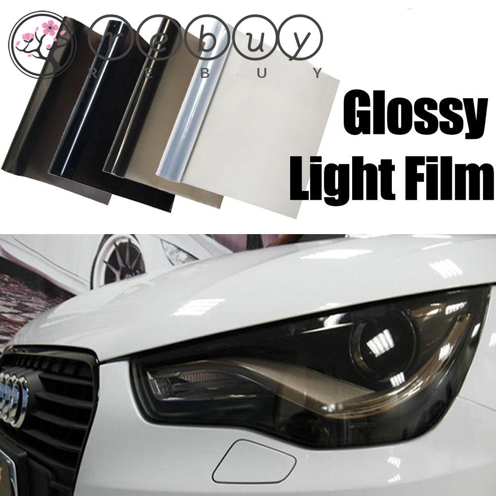 Rebuy Car Light Film Fog Light Kualitas Premium Styling Mobil Tahan Air Self-Adhesive Decor Hiasan Mobil Motor Vinyl Wrap