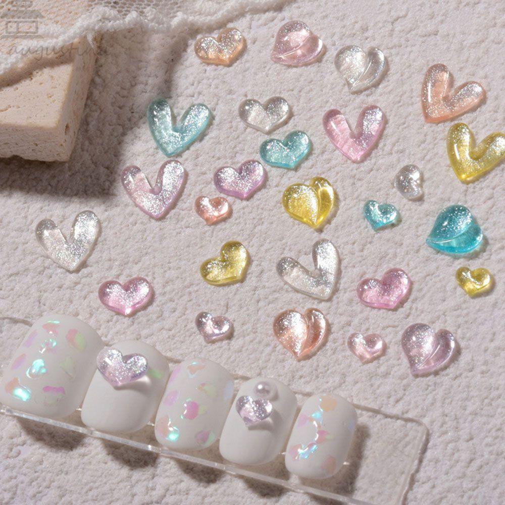 AUGUSTINA Agustin 3D Nail Art Rhinestones Charm Color Manicure Aksesoris Kristal Jepang DIY Ornamen