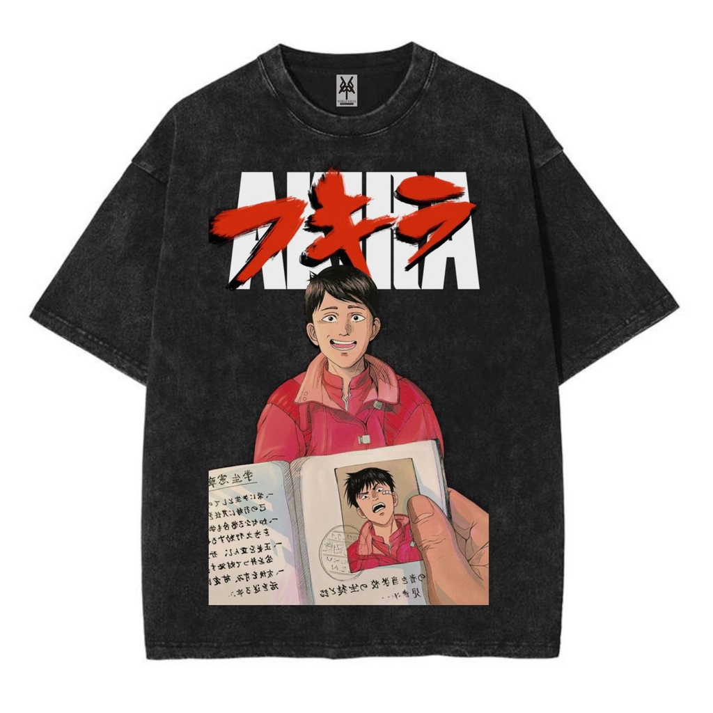 Kaos oversize akira washed washing vintage tee