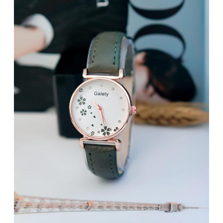 PA Jam Tangan Quartz Strap PU Analog Casual Gaya Retro Wanita &amp; Pria Ulzzang Watch Korean Fashion RM093