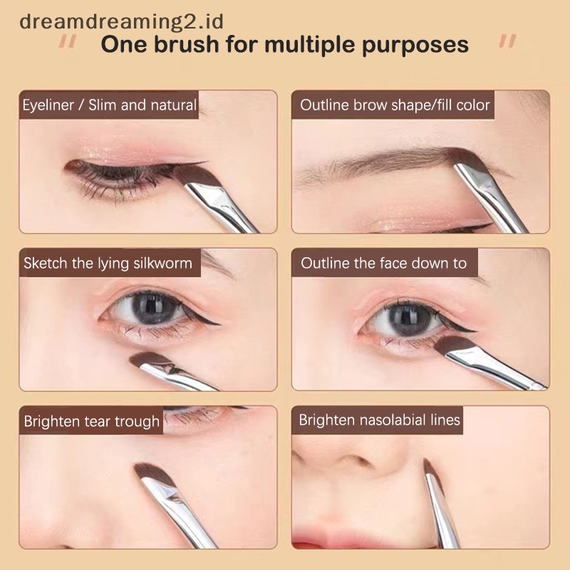 (drea) 1pcs Kuas Makeup Profesional Brush Eyeliner Alat Makeup Untuk Perempuan Wanita //