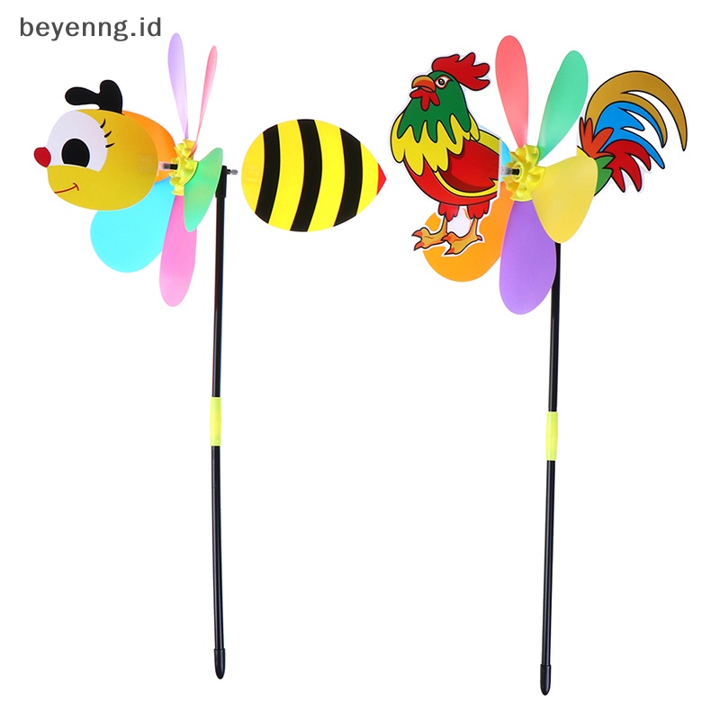 Beyen Colorful Kartun Hewan Kincir Angin Wind Spinner Dekorasi Rumah Taman Halaman Outdoor  Id