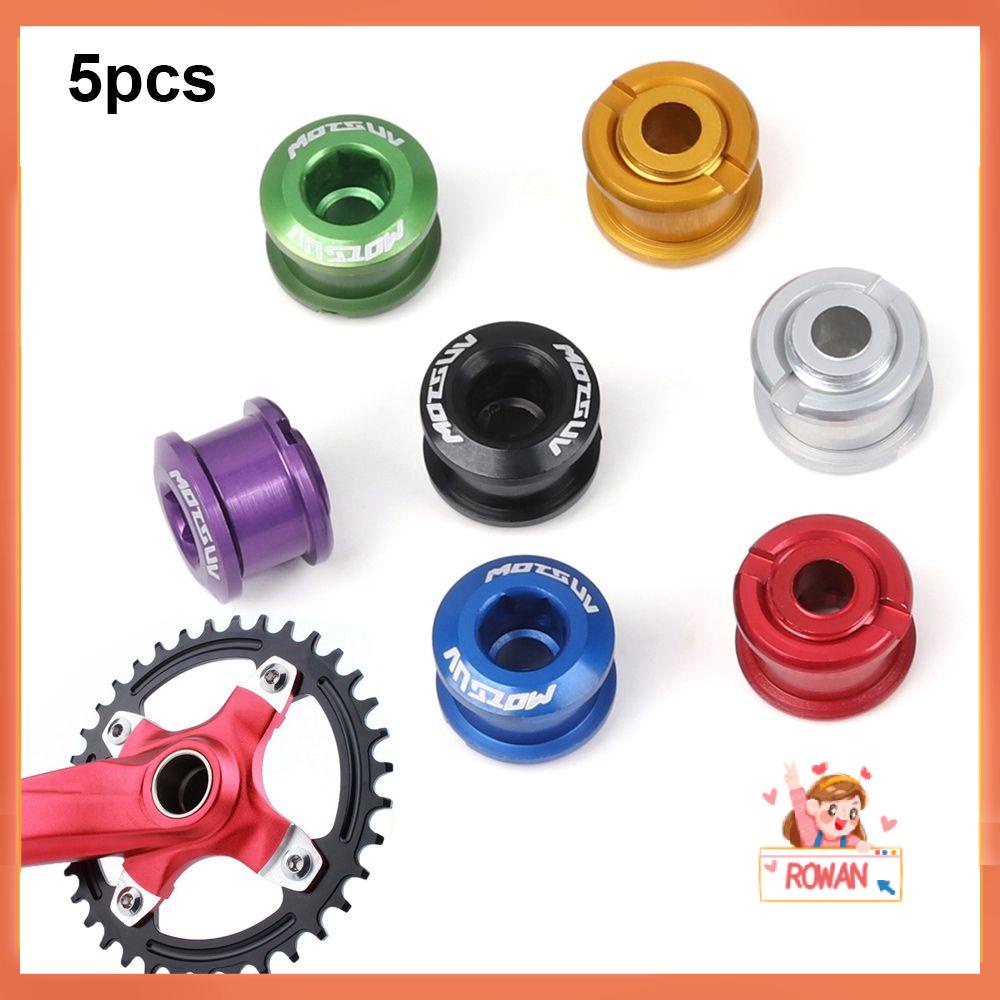 R-FLOWER 5pcs Sekrup Chainwheel 14warna Aksesoris Sepeda Jalan MTB Bicycle Disc Screw