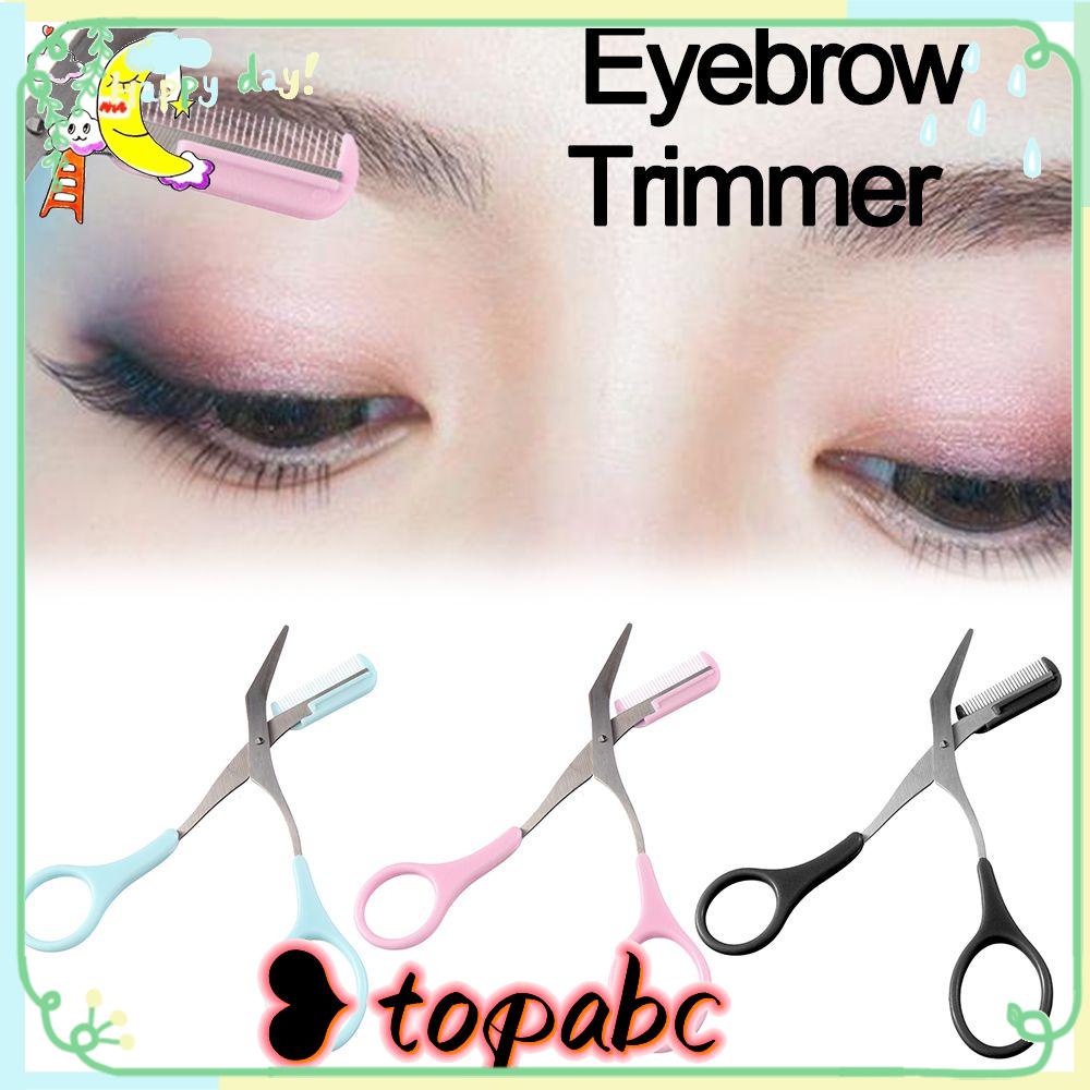 TOP Sisir Gunting Makeup Alis Trimmer Beauty Stainless Steel