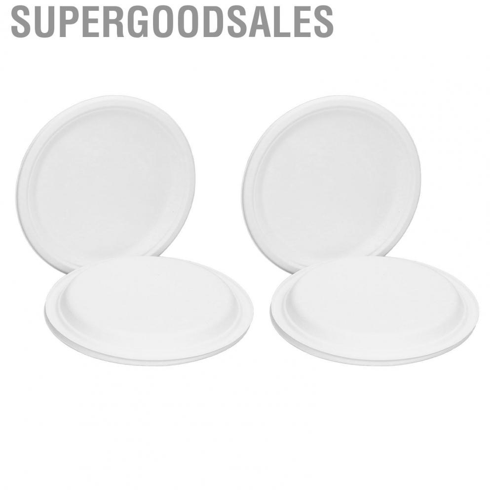 Supergoodsales Disposable Oval Paper Plates Freezerable for  Truck