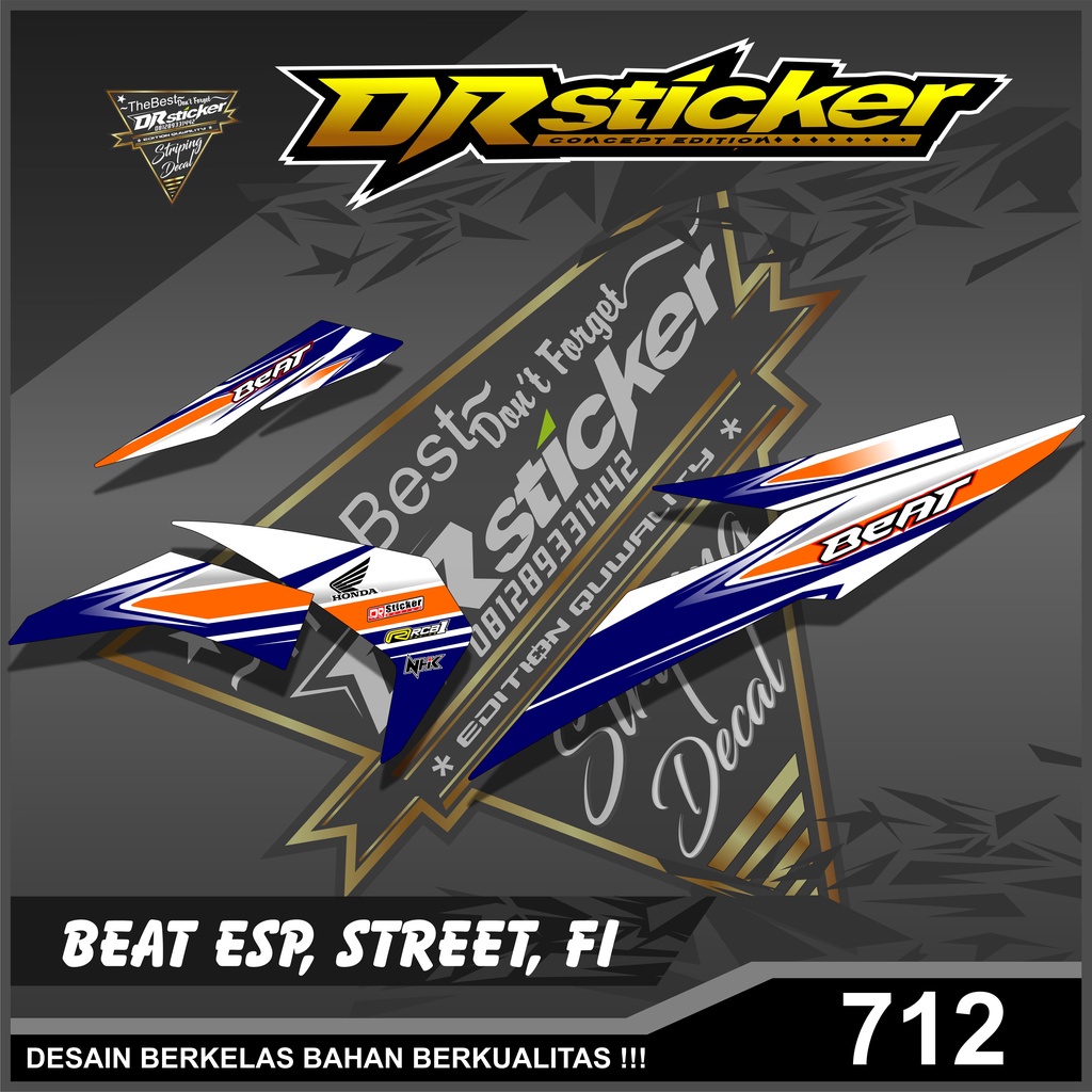 712 Striping Beat Esp, Street, Fi 2017 - 2019 - Striping Beat