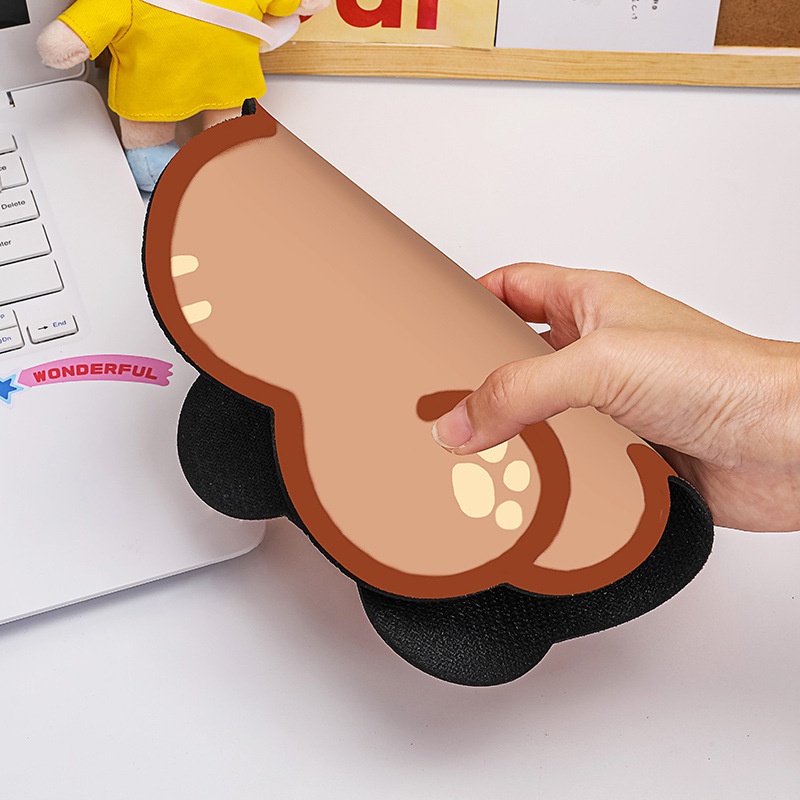 Kartun Beruang Mousepad Lucu Ins Style Desktop Mouse Anti Slip Pad Game Keyboard Pad Pelindung