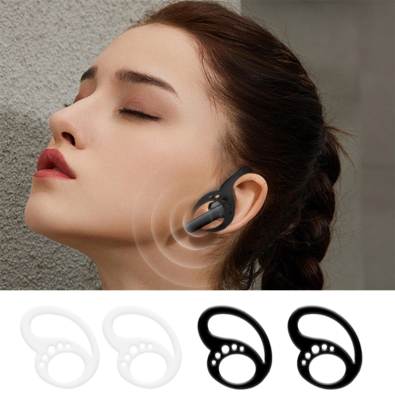 1pasang Baru Sederhana Bluetooth-Kompatibel Anti-Jatuh Olahraga ear Hook Silikon Food Grade Keepods Tahan Lama Nirkabel In-ear Earphone Earbud Pemegang