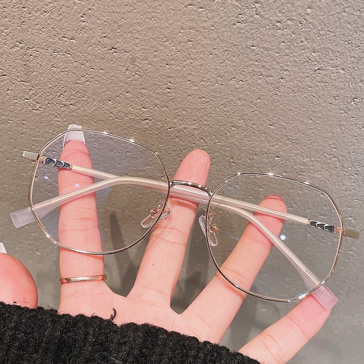 Viendo Kacamata Minus Photocromic Anti Radiasi Blueray Wanita Pria Cowok Frame 2 in 1 Bluecromic Potocromic Antiradiasi Kecamata Besi Besar Sinar Matahari UV400 Kaca Mata Optik komputer Hp-5