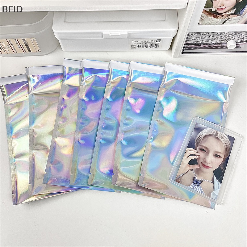 [BFID] 10pcs Horaphic Rain Flat Foil Mailing Amplop Resealable Odor Proof Bags Self Adhesive Bags Untuk Kurir Penyimpanan Paket Hadiah [ID]