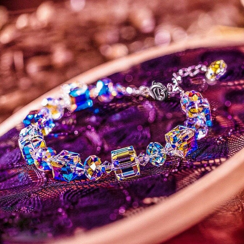 Gelang Amethyst Kristal Alami Sejahtera Karir Akademik Gaya Baru Perempuan Niche Desain Perhiasan Tangan Cahaya Mewah Bunga Gadis Hadiah Pacar