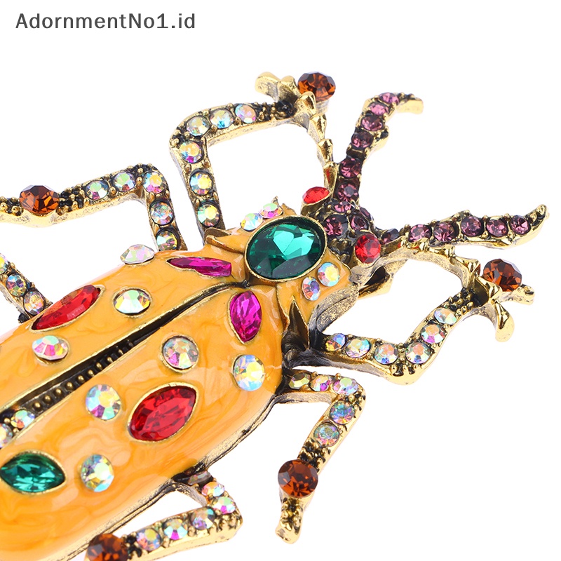 [AdornmentNo1] Enamel Bug kumbang bros untuk wanita musim panas Fashion Pin perhiasan bros Pin hadiah