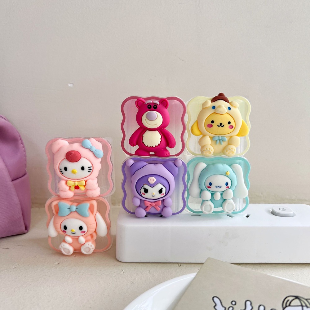 4pc /set Kabel Chargers Case Pelindung Sanrio Case Pelindung Cocok Untuk Apple 20w Charger Pelindung Cases