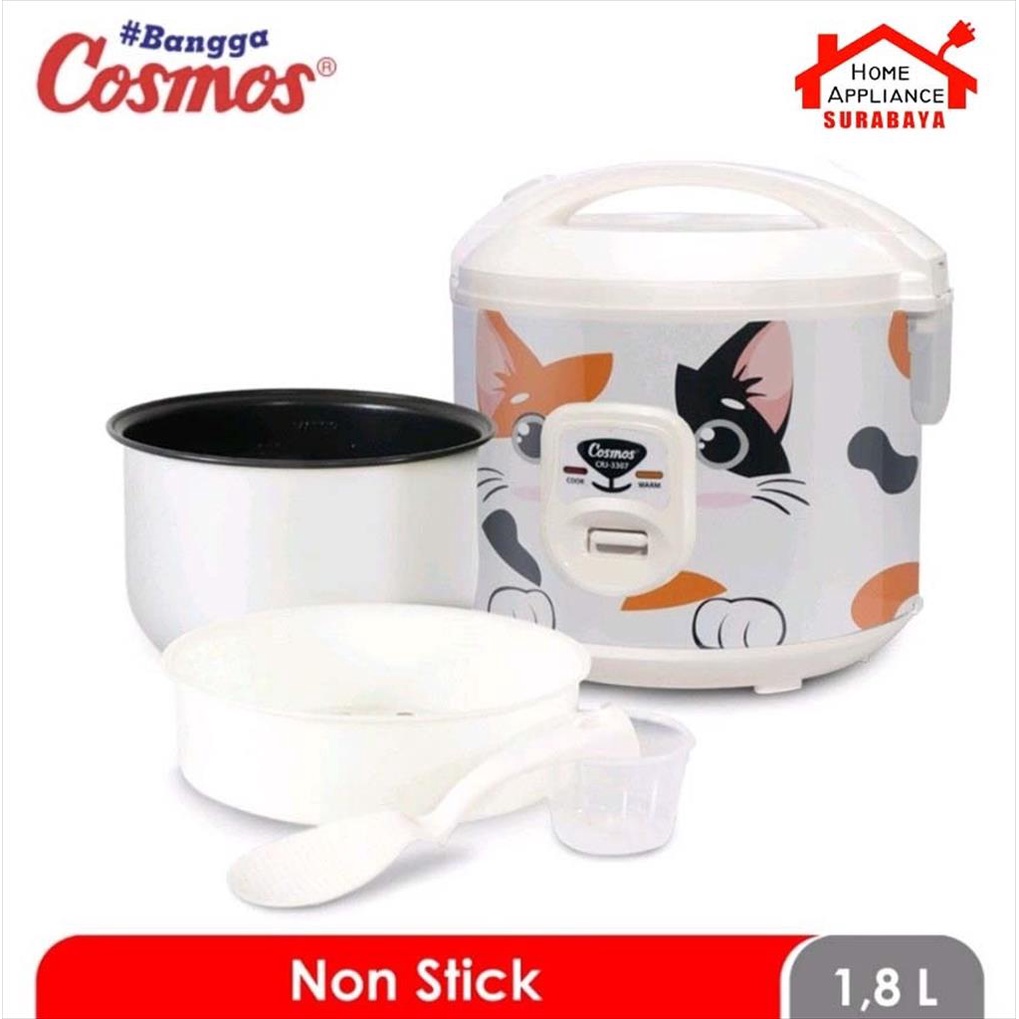 Cosmos Magic Com - Rice Cooker Fabelia 3 in 1 1.8 Liter CRJ-3307 / CRJ3307