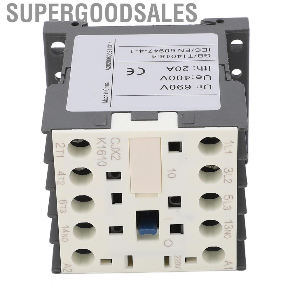 Supergoodsales Contactor Switch  Electrical Good Bearing  Low Power Consumption Silver Contact for Home