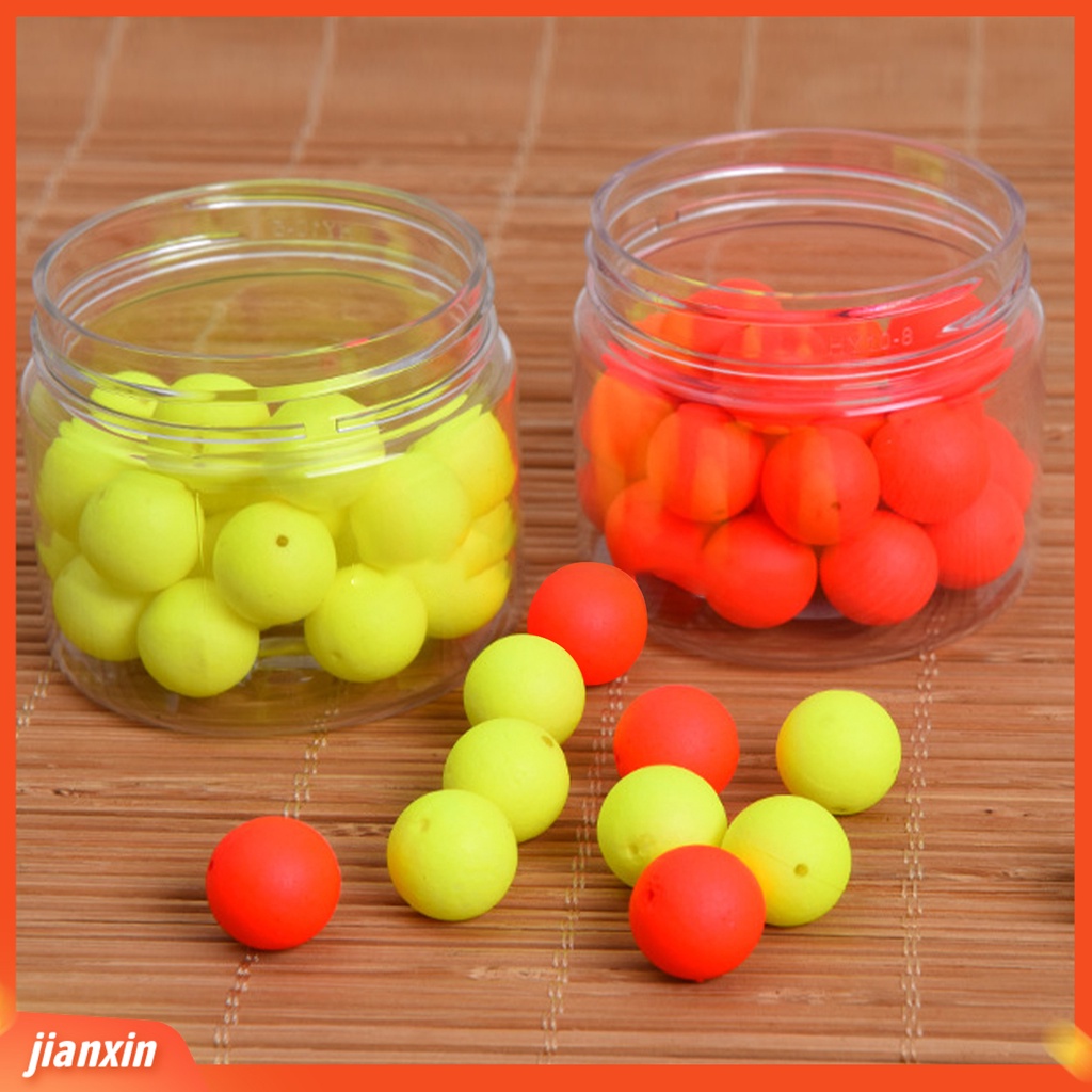 (In Stock) 1botol Bola Pelampung Eye-catching Menarik Portabel DIY Ultra Ringan Ocean Angling Pelampung Bobber Ball Perlengkapan Memancing