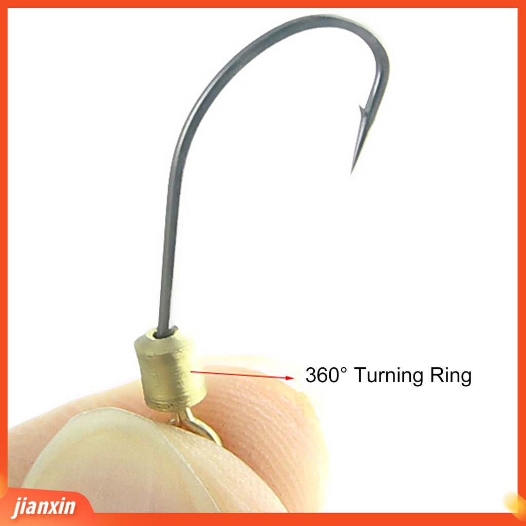 (In Stock) 5Pcs /Bag 6-16 Kait Pancing Dengan Putar Rotating Tajam Duri Tahan Karat Memperbaiki Ikan Gurame Stainless Steel Heavy Duty Carp Fishing Fishhooks Untuk Memancing Di Luar Ruangan