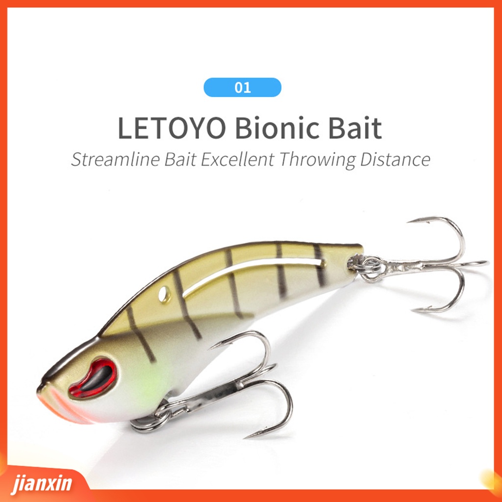 (In Stock) 71mm /26g Merampingkan Umpan Palsu Realistis Jarak Lempar Yang Sangat Baik Bahan Metal VIB Umpan Untuk Memancing