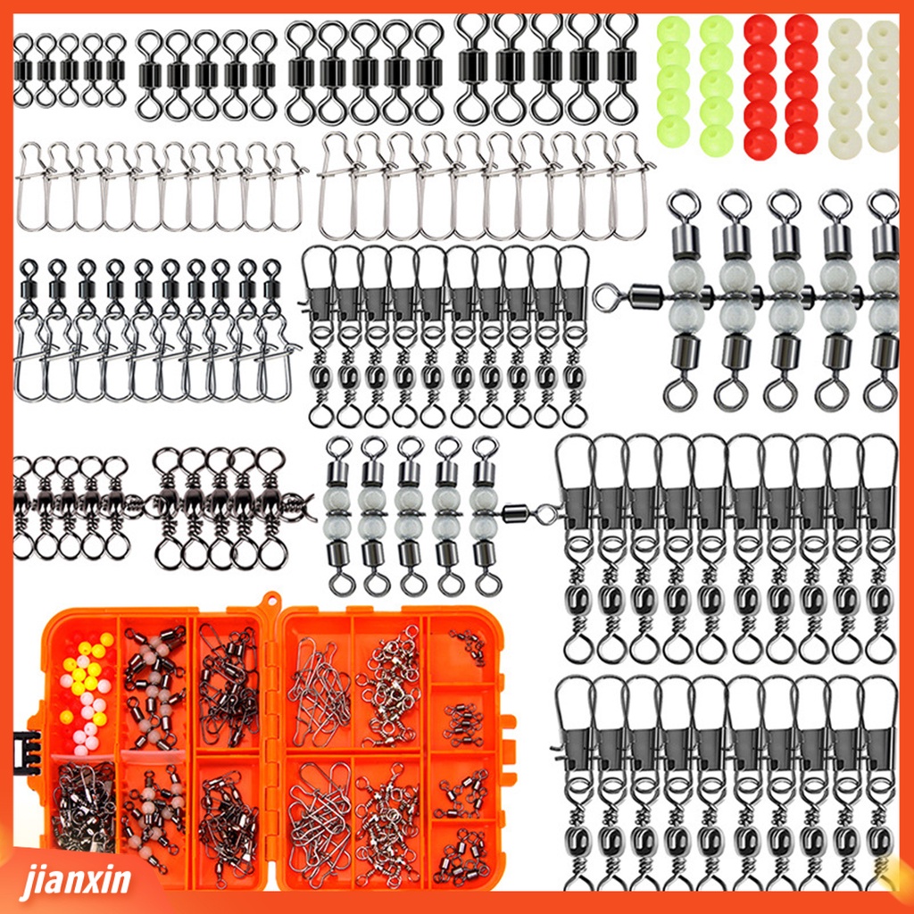 (In Stock) 141Pcs Aksesoris Memancing Kit Compact Multifungsi Kapasitas Besar Tahan Karat Memancing Set Dengan Tackle Box Untuk Pecinta Memancing