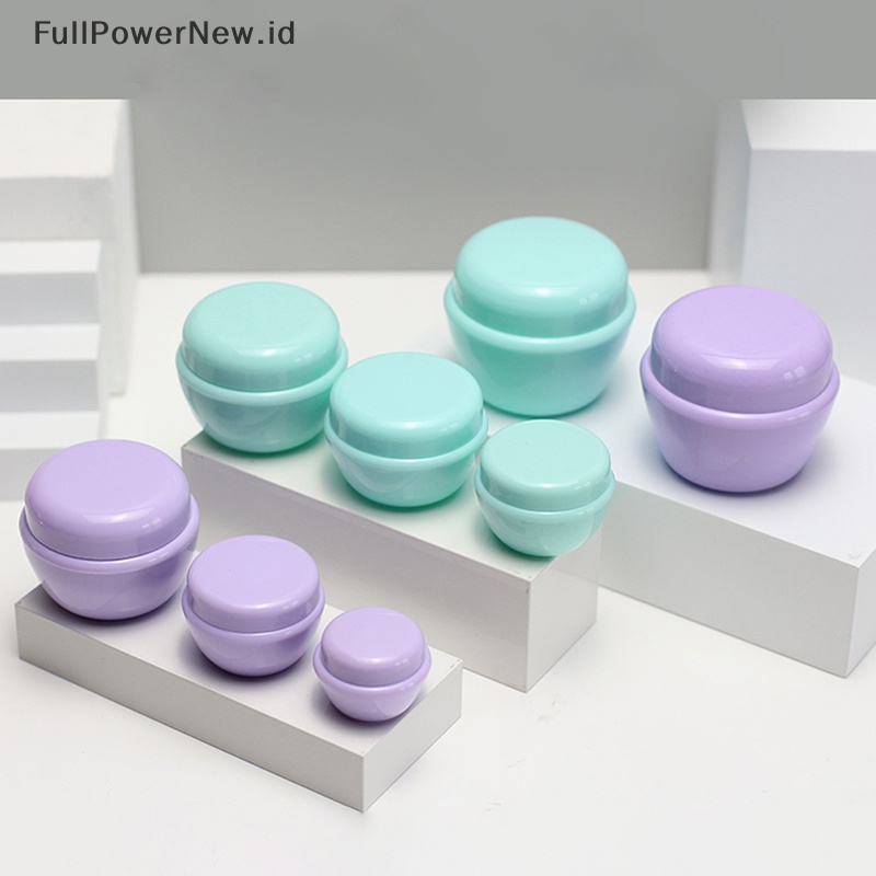 Power10 /20 /30 /50g Botol Reusable Kosong Makeup Jar Pot Krim Wajah Wadah Kosmetik ID