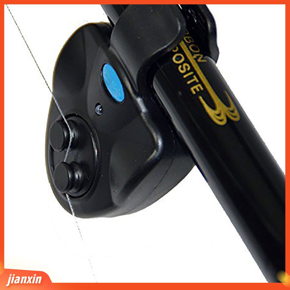 (In Stock) Lampu LED Elektronik Clip-on Night Fishing Rod Alat Peringatan Alarm Gigitan Ikan Suara