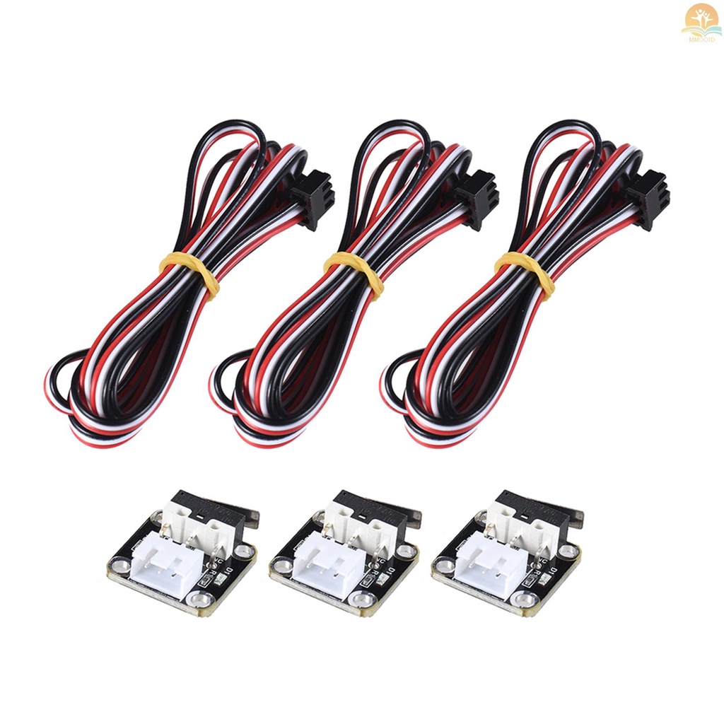 In Stock Limit Switch Plug Control CR-10 Aksesoris ENDSTOP Saklar Tabrak Gerak 3pak Untuk RAMPS 1.4 RepRap 3D Printer CR-10 CR-10S CR-S4 CR-S