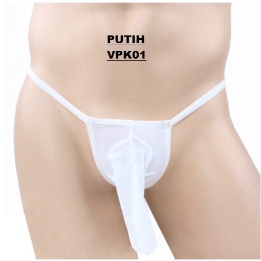 Celana Dalam Pria Gstring VPK - Putih