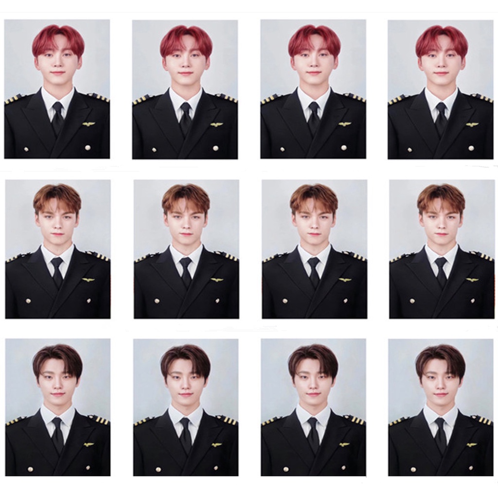 1pc SEVENTEEN Navy Setelan ID Card Lomo Photocard Kpop Postcards CARAT Collection