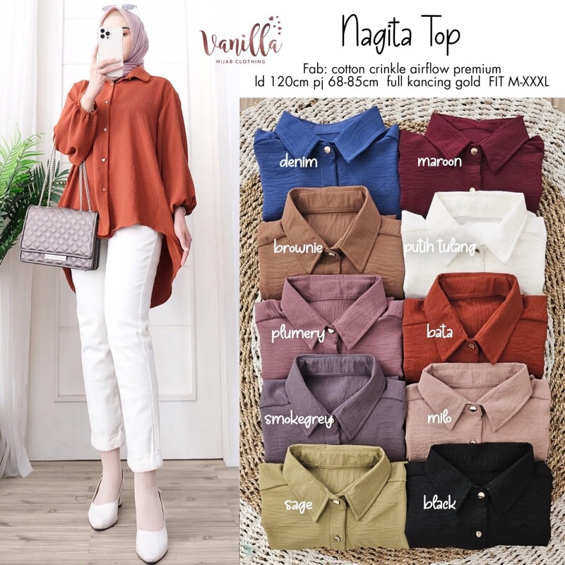 NAGITA TOP ori VANILLA