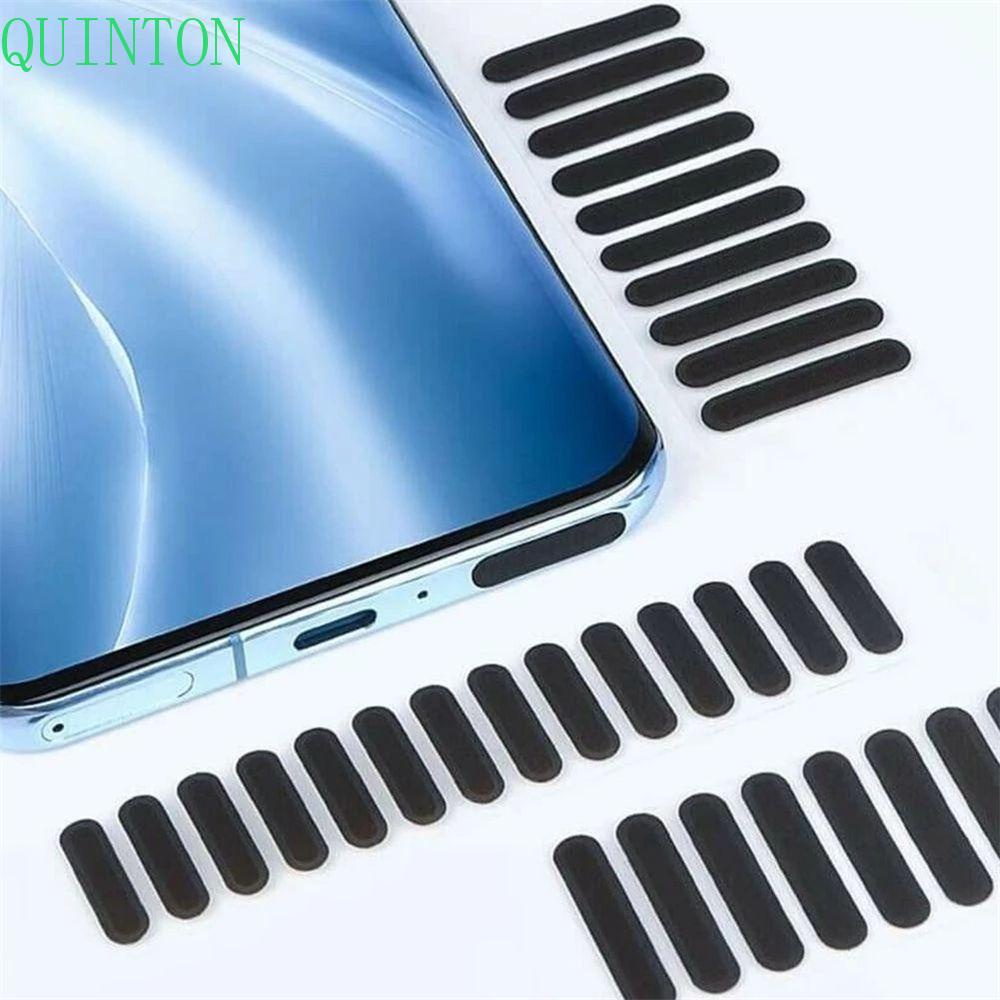 QUINTON Dust Proof Mesh 10Pcs /set Jaring Hitam Stiker Jaring Debu Aksesori Telepon Loudspeaker Phone Speaker Net