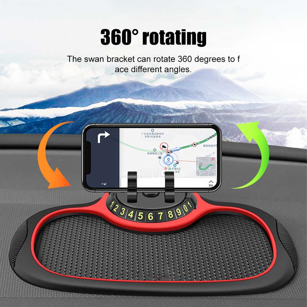 9AVISS Alas Mobil Dashboard Anti Slip Phone Mount Silicone