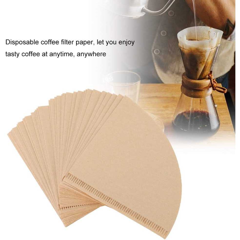 PROMO DISKON  iCafilas Filter Kertas Kopi V60 Drip Coffee Paper 16cm 100 Pcs - IC-16
